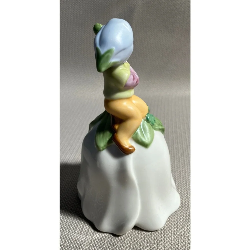 Avon Porcelain Bell Lot 1985 Bonnet Girl‎ Flowers 1984 Bunny 1983 Pixie